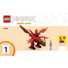LEGO Kai's Source Dragon Battle Set 71815 Instructions