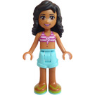 LEGO Kate with Magenta Bikini Top and Azure Shorts Minifigure