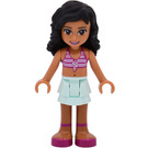 LEGO Kate con Rosa Bikini Parte superior y Morado Sandals Minifigura