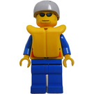 LEGO Kayaker med Flytväst och Solglasögon Minifigur