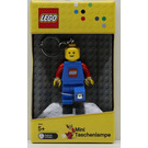 LEGO Keychain/Flashlight with Red Arms, and Blue Torso/Legs