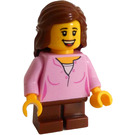 LEGO Kid mit Bright Rosa oben Minifigur