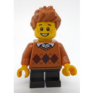 LEGO Kid mit Medium Nougat Sweater Minifigur