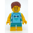 LEGO Kid met Towel en Swim Trunks Minifiguur