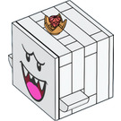 LEGO King Boo with Dark Pink Tongue and Dark Azure Scanner Code Minifigure