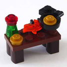 LEGO Kingdoms Advent Calendar 7952-1 Підмножина Day 23 - Cooking Table with Frying Pan