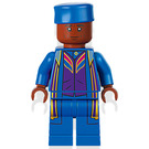 LEGO Kingsley Shacklebolt med Blå Hatt og Drakt Minifigur