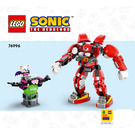 LEGO Knuckles' Guardian Mech Set 76996 Instructions