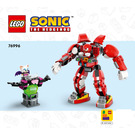 LEGO Knuckles' Guardian Mech 76996 Instrukcje