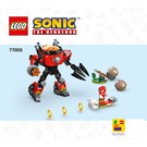 LEGO Knuckles vs. Dr. Eggman Egg Crusher Mech Set 77005 Instructions