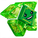 LEGO Kryptomite - Green, Small Crystals (Slopes)