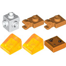 LEGO Kryptomite - Oranje, Klein Crystals (Slopes)