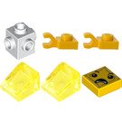 LEGO Kryptomite - Gelb, Klein Crystals