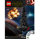 LEGO Kylo Ren's Shuttle 75256 Instrukcje