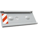 LEGO Ladder Holder 2 x 6 with Red and White Danger Stripes (Right Side) Sticker (87913)