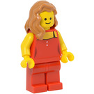 LEGO Lady в червен Минифигурка