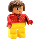 LEGO Lady mit Rot Pullover Duplo-Figur