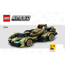 LEGO Lamborghini Lambo V12 Vision Gran Turismo Set 76923 Instructions
