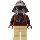 LEGO Lando Calrissian med Skiff Vakt Disguise med Brungul Ben Minifigur