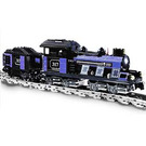 LEGO Large Train Engine and Tender with Blue Bricks