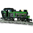 레고 Large Train Engine with Green Bricks