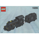 LEGO Large Train Engine with Tender, Black  Set 10205