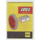 LEGO Large Wheels Pack Set 401-3 Instructions