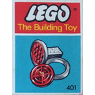 LEGO Groot Wielen met Axles (The Building Toy) 401-2
