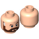 LEGO Latham Cole Head (Recessed Solid Stud) (3626 / 13926)