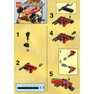 LEGO Lava Buggy Set 1290 Instructions