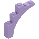 LEGO Lavendel Bogen 1 x 5 x 4 Normaler Bogen, unverstärkte Unterseite (2339 / 14395)