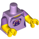 LEGO Lavanda Babysitter Minifigura Torso (973 / 16360)