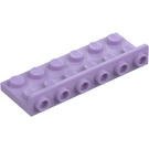 LEGO Lavendel Beslag 2 x 6 med 1 x 6 Op (64570)