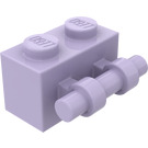 LEGO Lavande Brique 1 x 2 avec Manipuler (30236)