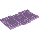 LEGO Lavender Brick 8 x 16 with 1 x 4 Sections for Inter-locking (18922)
