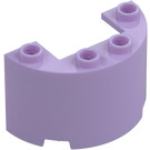 LEGO Lavendel Cilinder 2 x 4 x 2 Halve (24593 / 35402)