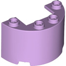 LEGO Lavendel Zylinder 2 x 4 x 2 Hälfte (24593 / 35402)