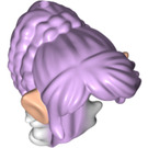 LEGO Lavendel Lange Haar mit Pferdeschwanz und Elf Ohren (20020)