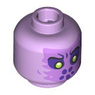 LEGO Lavender Myconid Minifigure Head (Safety Stud) (3274 / 107329)