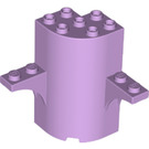 LEGO Lavender Panel 3 x 3 x 5 Tree Trunk (60373)