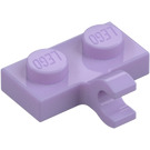 LEGO Lavendel Plate 1 x 2 med Horisontal klips (11476 / 65458)