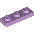 LEGO Lavendel Plaat 1 x 3 (3623)
