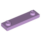 LEGO Lavender Plate 1 x 4 with Two Studs with Groove (41740)
