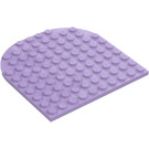 LEGO Lavender Plate 10 x 10 Half Circle (80031)