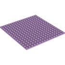 LEGO Lavender Plate 16 x 16 with Underside Ribs (91405)