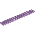 LEGO Lavender Plate 2 x 16 (4282)