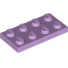 LEGO Lavendel Plaat 2 x 4 (3020)