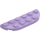 LEGO Lavendel Platta 2 x 6 med Rundade hörn (18980)