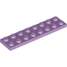 LEGO Lavendel Plaat 2 x 8 (3034)