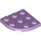 LEGO Lavendel Platte 3 x 3 Runden Ecke (30357)
